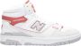 New Balance Hoge Top Leren Sneakers White Unisex - Thumbnail 1