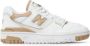 New Balance Beige Sneakers van Kalfsleer voor Vrouwen White Dames - Thumbnail 7