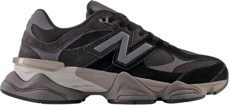 New Balance Innovatieve 9060 Sneakers met Suede Accenten Black Heren