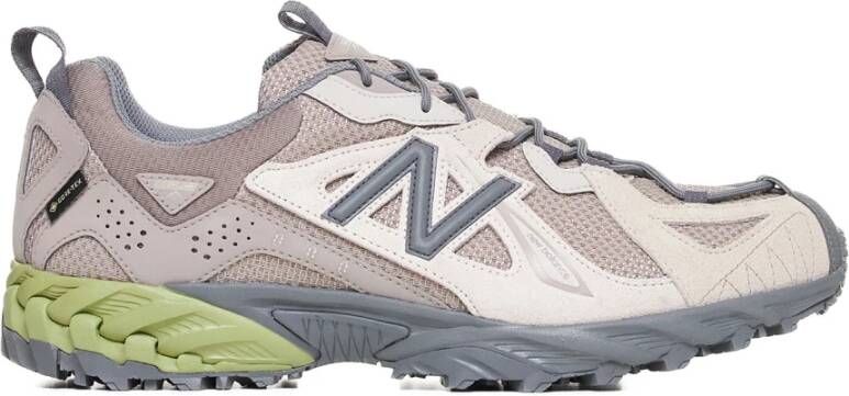 New Balance Khaki Leren Sneakers Multicolor Heren