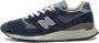 New Balance Klassieke Abzorb Sneaker Navy Blue Heren - Thumbnail 1