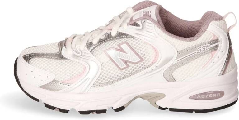 New Balance Klassieke hardloopsneaker met mesh-inzetstukken Pink Dames