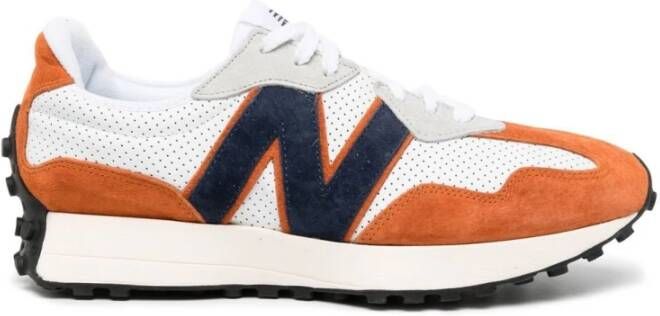 New Balance Kleurrijke Lage Sneakers met Paneelontwerp en Logo Patch Meerkleurig Heren