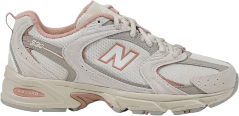 New Balance Lente Zomer Dames Sneakers Suède Mesh Collectie Beige Dames