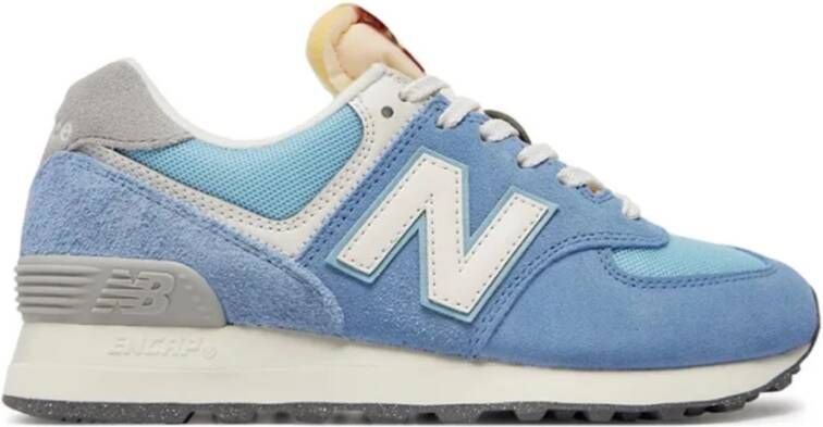 New Balance Lage sneakers Blauw leer Blue Dames