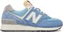 New Balance Lage sneakers Blauw leer Blue Dames - Thumbnail 1