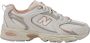 New Balance Lente Zomer Dames Sneakers Suède Mesh Collectie Beige Dames - Thumbnail 1