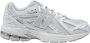 New Balance Witte Leren Sneakers met Rubberen Zool White Dames - Thumbnail 1