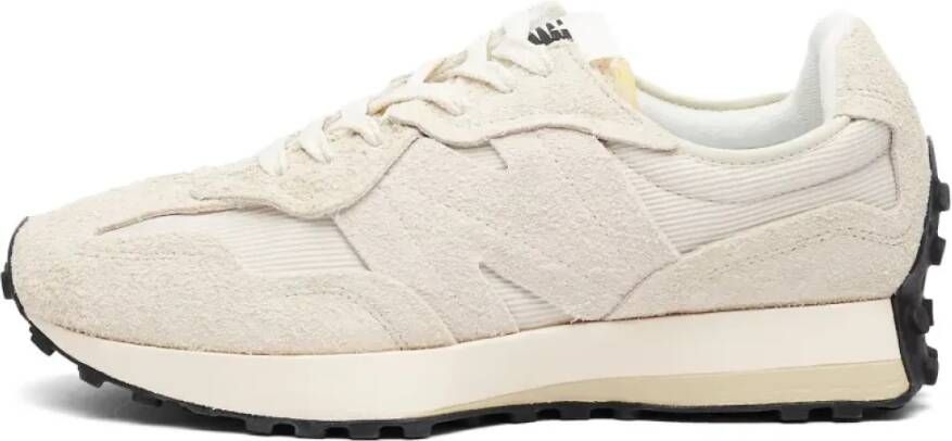 New Balance Leren en nylon schoenen met rubberen zool Beige Heren