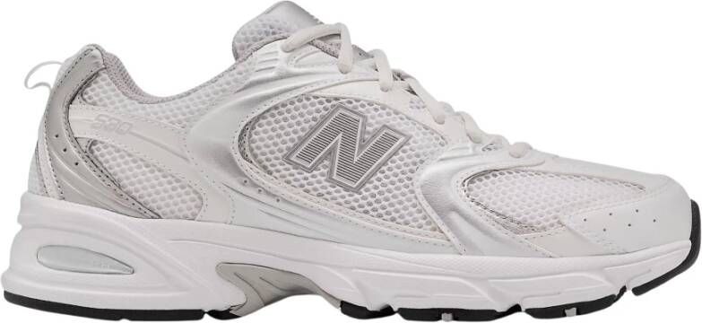 New Balance Leren en stoffen sneakers White Dames