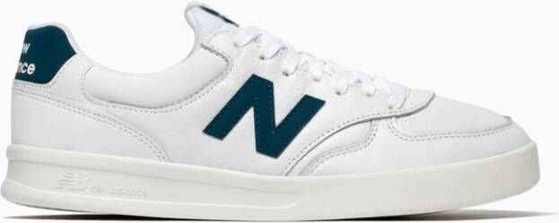 New Balance Leren Low-Top Sneakers Wit Heren