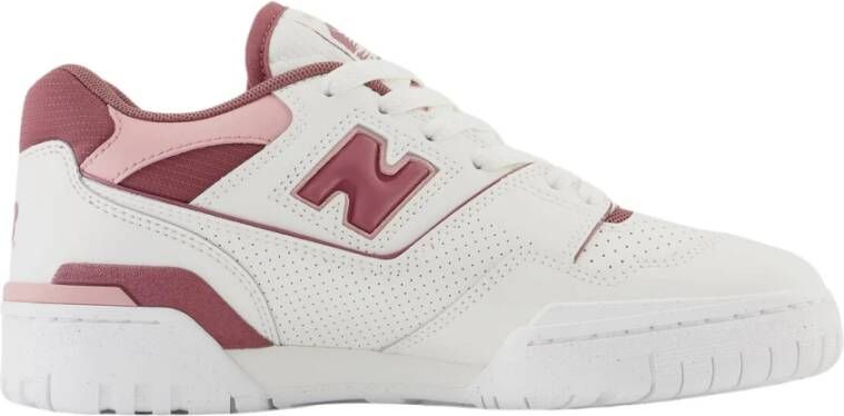 New Balance Leren sneakers met multicolor inzetstukken White Dames