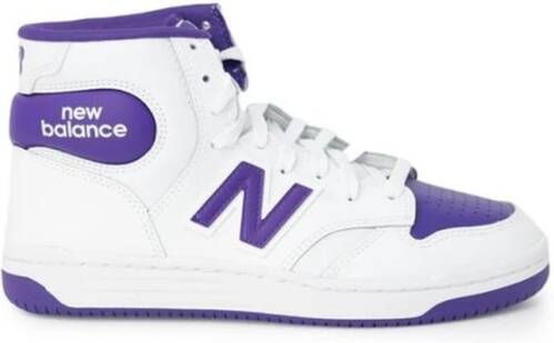 New Balance Leren sneaker met 3 cm hak Purple Dames