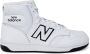 New Balance Logo Sneakers met Rubberen Zool en Leren Bovenwerk White Unisex - Thumbnail 2