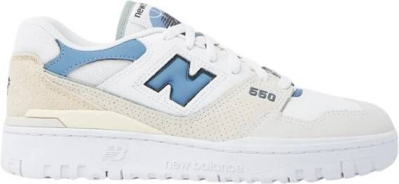 New Balance 550 Leren Sneakers met Zijperforaties Multicolor Heren