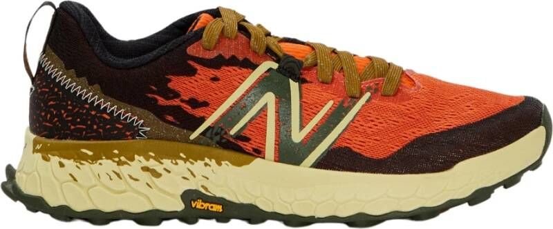 New Balance Lichtgewicht ademende platte schoenen met Vibram zool Orange Heren