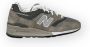 New Balance Suede en Mesh Sneakers Beige Heren - Thumbnail 8