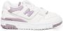 New Balance Lila Witte Sneakers van Kunstleer White Dames - Thumbnail 1