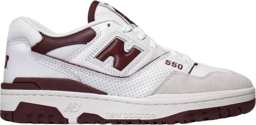 New Balance Limited Edition Sea Salt Burgundy Sneakers Multicolor Heren