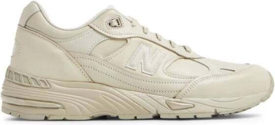 New Balance Luxe Engeland Sneakers Off White Leer White Heren