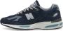 New Balance Marineblauwe 991v2 Sneakers Gemaakt in Engeland Blue Heren - Thumbnail 1