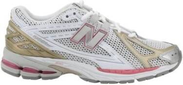 New Balance Mesh hardloopschoenen met leren details Multicolor Dames