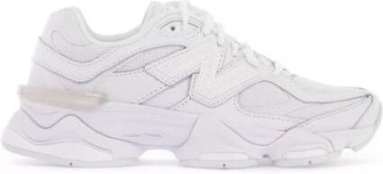 New Balance Mesh Leren Sneakers met Iconische N White Heren