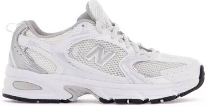 New Balance Mesh sneakers met N-patches White Heren