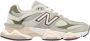 New Balance Mesh Sneakers met Suede Inserts Green Heren - Thumbnail 1