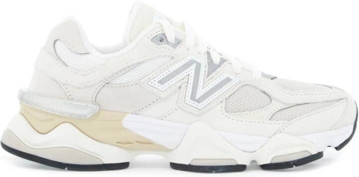 New Balance Mesh Suede Sneakers White Dames