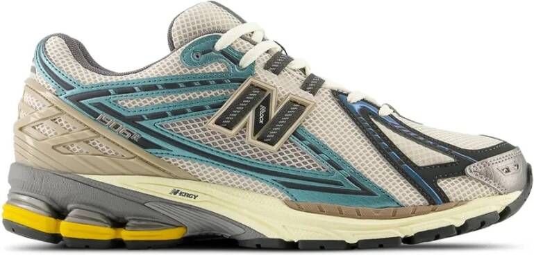 New Balance 1906 Mesh Ivory Sneakers Blauw Zilver Multicolor