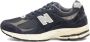 New Balance 2002R Navy Eclipse & Grijs met Wit Crème Sneakers Blue Heren - Thumbnail 1