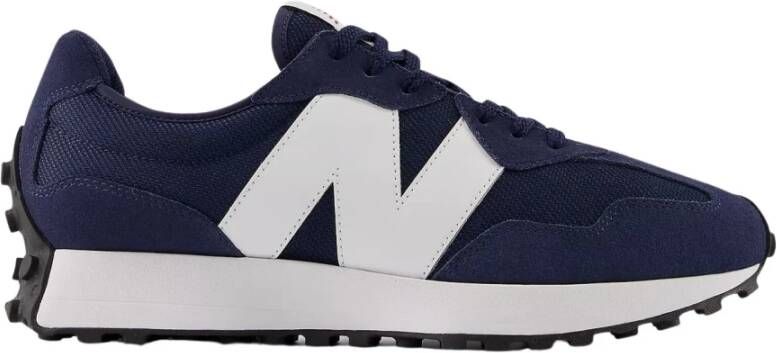 New Balance Navy Witte Heren Sneakers 327 Blauw Heren