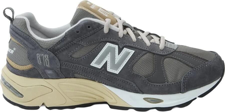 New Balance Synthetic Leather Upper Rubber Sole Sneakers