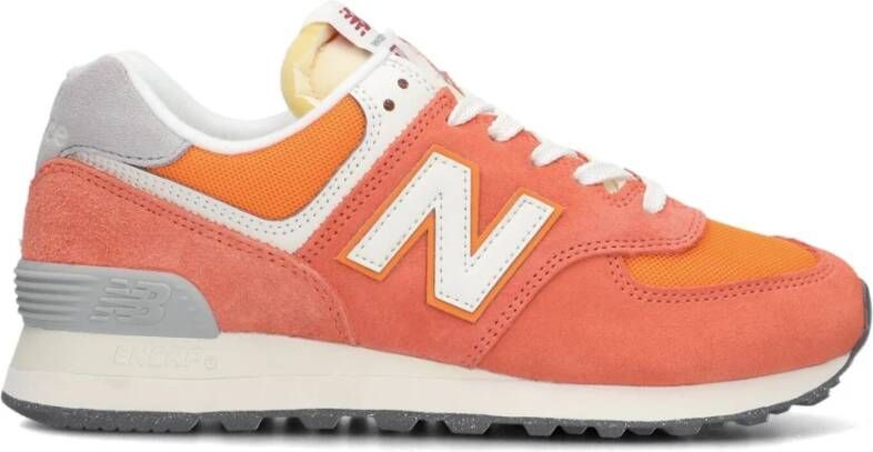 New Balance Oranje Lage Sneakers U574 D Orange Dames