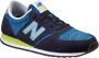 New Balance Retro Stijl Sneakers Blauw Dames - Thumbnail 1