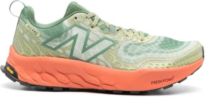 New Balance Rode Gebreide Sneakers met Vibram Zool Multicolor Heren