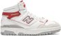 New Balance Hoge Top Leren Sneakers White Unisex - Thumbnail 2