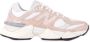 New Balance Perzikroze Sneakers Paneelontwerp Pink - Thumbnail 11