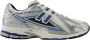 New Balance Grijze Leren Sportieve Sneakers Multicolor - Thumbnail 1