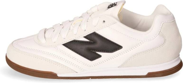 New Balance Sneaker met laag profiel in suède en mesh White Heren