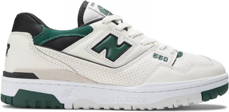 New Balance 550 Sneakers MaxiHeren Ondersteuning Gladde Afwerking Green Heren