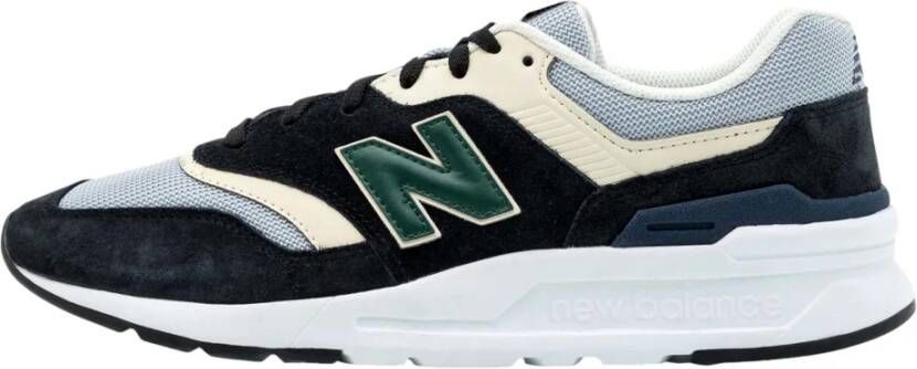 New Balance Zwarte casual textiel sneakers Zwart Heren