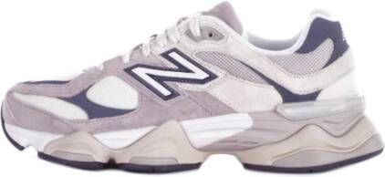 New Balance Sneakers van mesh en suède met iconisch N-monogram White Heren