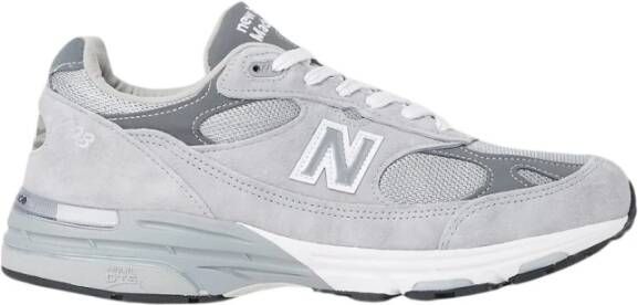 New Balance Grijze Sportieve Rubberen Zool Sneakers Gray