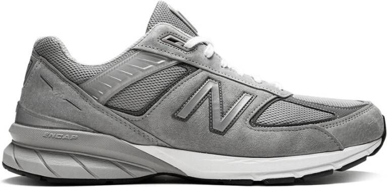 New Balance 990 V5 Evergreen Heren Schoenen Grey Mesh Synthetisch Foot Locker