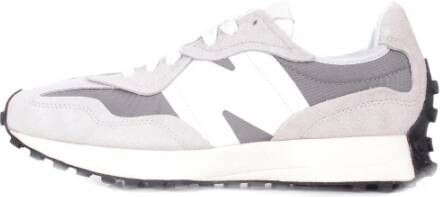 New Balance Heren Sneakers met Logo en Suède Bovenwerk Grijs Heren