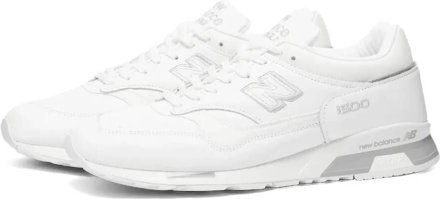 New Balance Sneakers met reliëflogo en metalen ketting White Heren