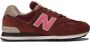 New Balance Unisex Leren en Nylon Sneakers Brown Heren - Thumbnail 1