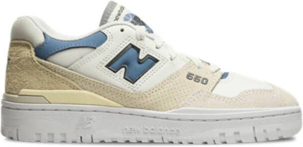 New Balance 550 Leren Sneakers met Zijperforaties Multicolor Heren